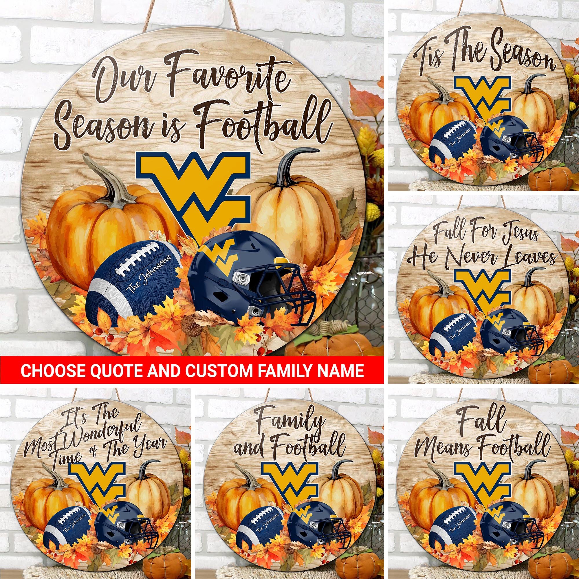 West Virginia Mountaineers Shape Wooden Sign Custom Your Family Name And Choose Your Quotes, Sport Gifts, Home Decorations ETRG-51656